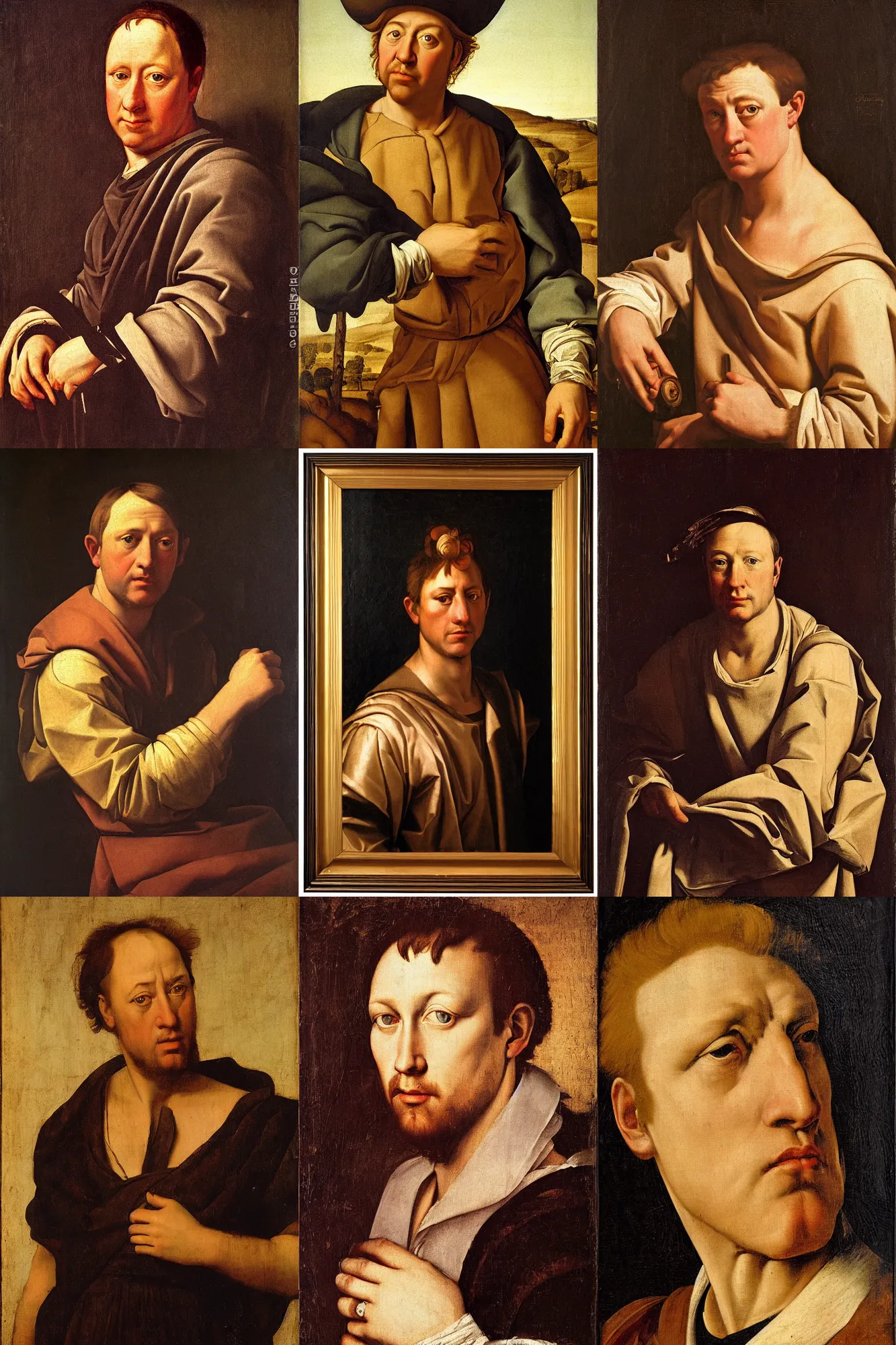 Prompt: joh lasseter portrait in renaissance style, by caravaggioo