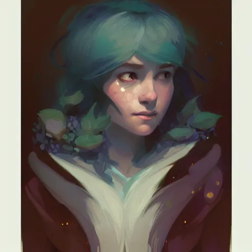 Image similar to Portrait of Madeline from celeste, highly detailed, digital painting, artstation, concept art, sharp focus, illustration, art by greg rutkowski and alphonse mucha