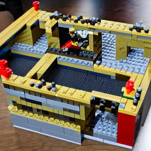 Image similar to tony hawk's pro skater lego set