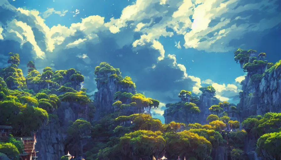 meteor falling onto earth Studio Ghibli, Anime Key Visual, by Makoto  Shinkai, Deep Color, Intricate, 8k resolution concept art, Natural Ligh  - AI Generated Artwork - NightCafe Creator