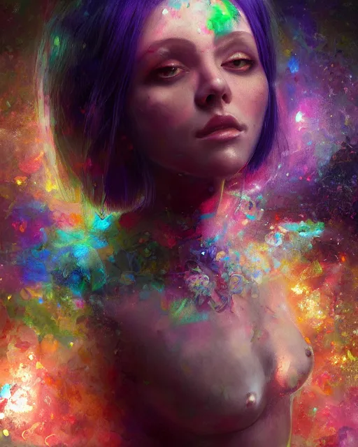 Prompt: terence mckenna kerli koiv, extremely detailed, artstation, 8 k, sensual lighting, incredible art, wlop, artgerm