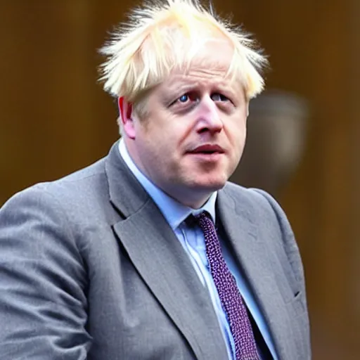 Prompt: bald boris johnson