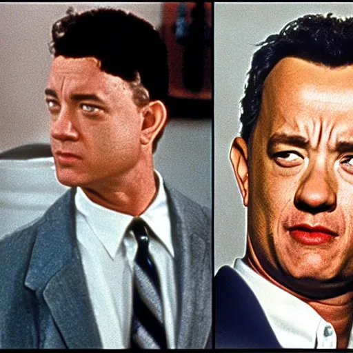 Image similar to tom hanks in america psycho