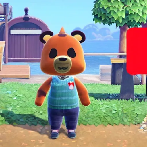 Image similar to Animal Crossing characters in GTA V