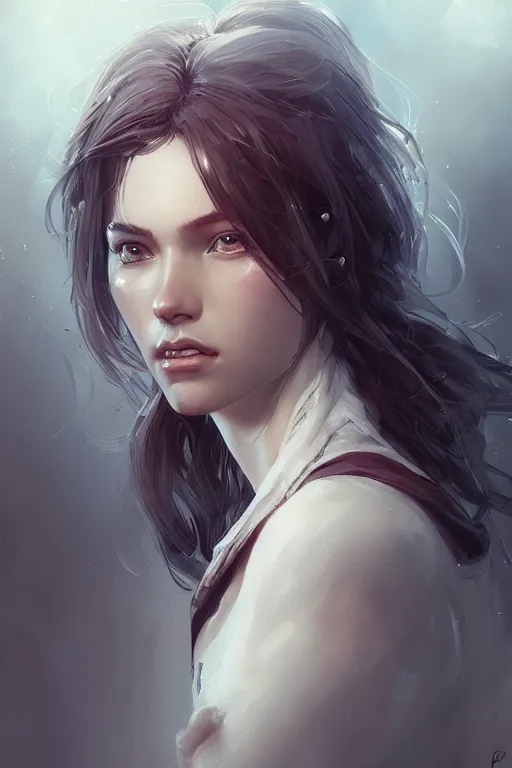 Image similar to a portrait of a beautiful girl, art by Cedric Peyravernay, highly detailed, digital painting, artstation, concept art, sharp focus, illustration