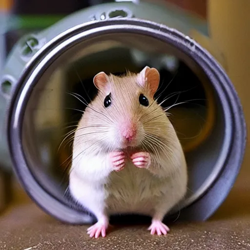 Prompt: engineer hamster