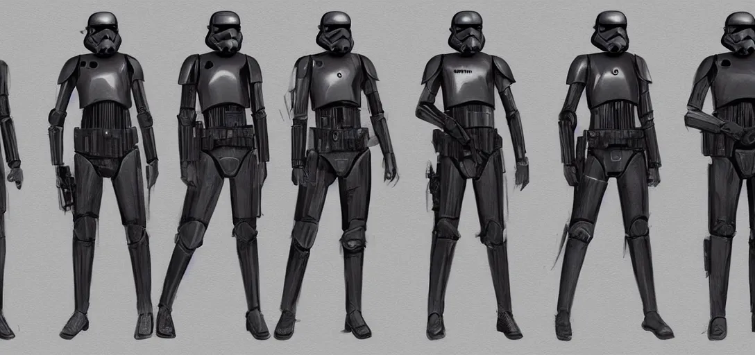 Image similar to star wars uniform concept art, black background, 8 k photorealistic, hd, high details, trending on artstation