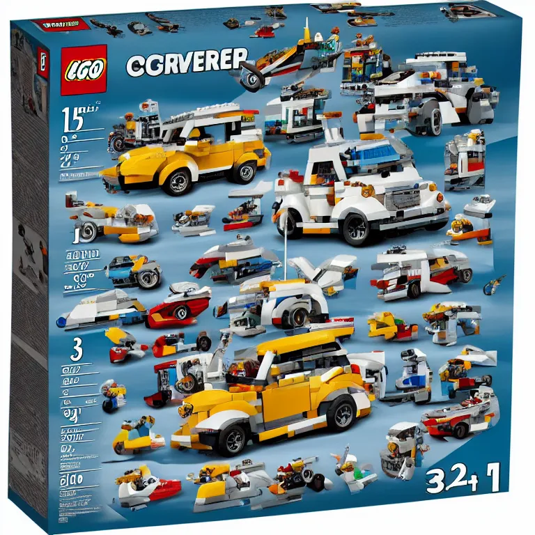 Image similar to pt cruiser lego set