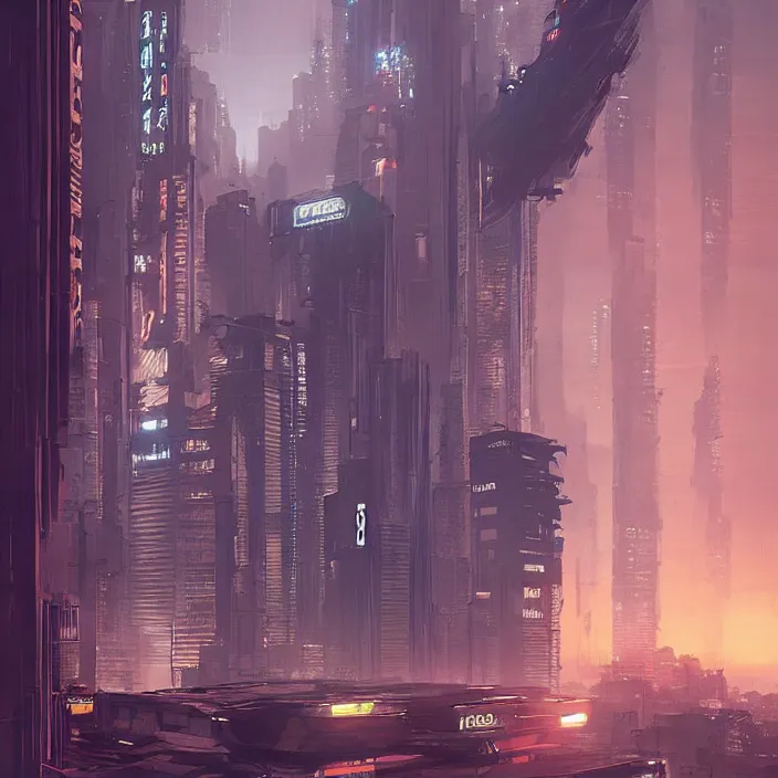 Prompt: noir skyline from cyberpunk thailand of the future, south east asian architecture, oriental, digital art, concept art, by greg rutkowski, by syd mead