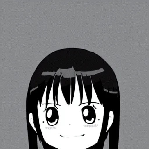 Prompt: Actual image of Tomoko from Watamote manga