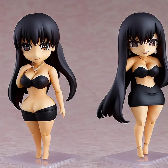 Image similar to kim kardashian, an anime nendoroid of kim kardashian, figurine, detailed product photo