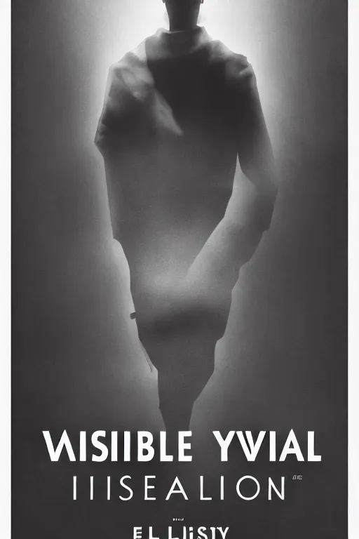 Prompt: Book Cover for Literary Novel 'The Invisible Creep' designed by El Lissitsky, high contrast hyperrealism 8k