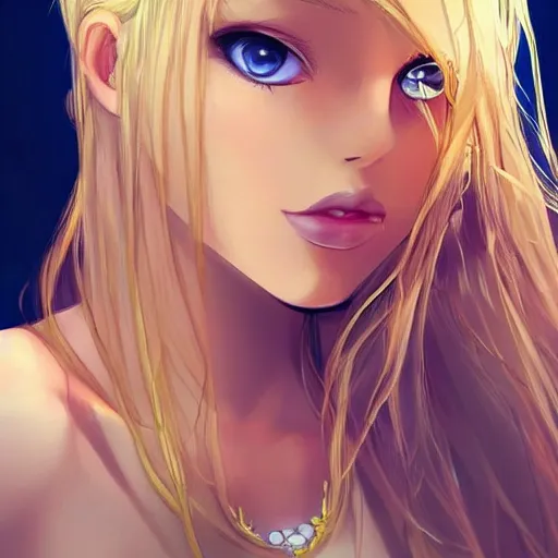 Image similar to blonde haired young gorgeous royal princess cute golden eyes concept art artstation pinterest wallpaper full hd high quality high resolution detailed beautiful epic masterpiece phenomenal incredible extraordinary amazing awesome spectacular exceptional astonishing astounding stunning magnificient wonderful marvelous