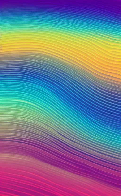Prompt: gradient minimalist waves wallpaper, hd, 4 k