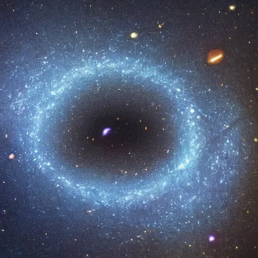 Prompt: a galaxy inside a ring