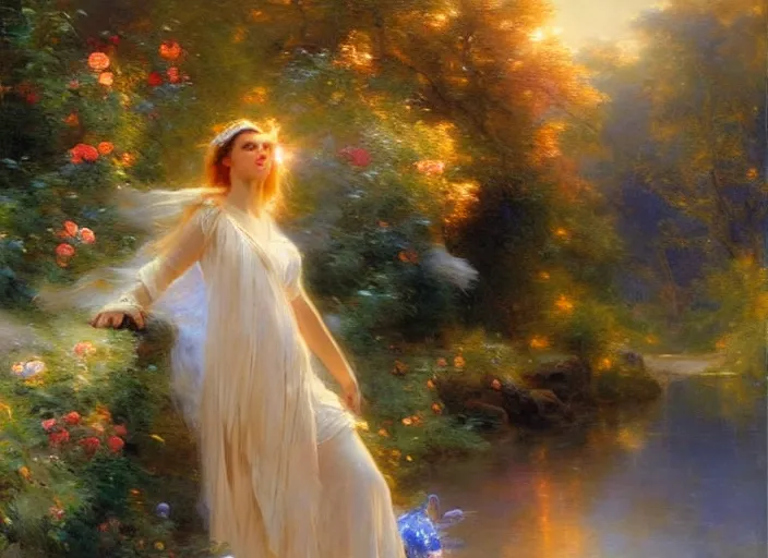 Image similar to river portal into the stars by vladimir volegov and alexander averin and delphin enjolras and daniel f. gerhartz and pierre auguste cot