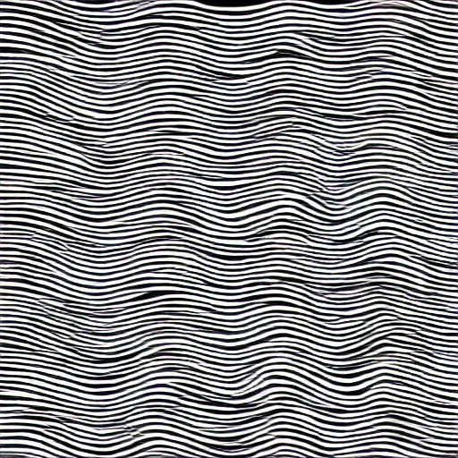 Prompt: minimalist line drawing of ocean wave, thin long lines