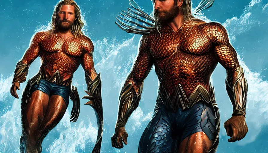 Prompt: Bradley Cooper is Aquaman, hyperdetailed, artstation, cgsociety, 8k