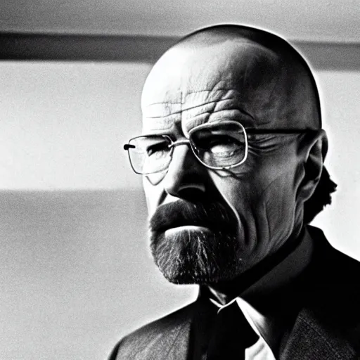 Image similar to A still of Walter White in The Godfather (1972)