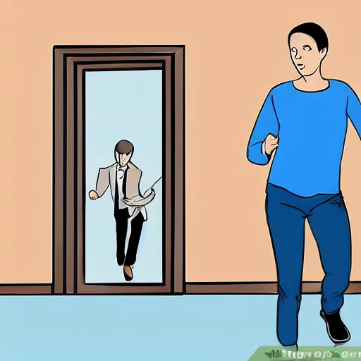 Image similar to wikihow, how to escape the backrooms, illustration