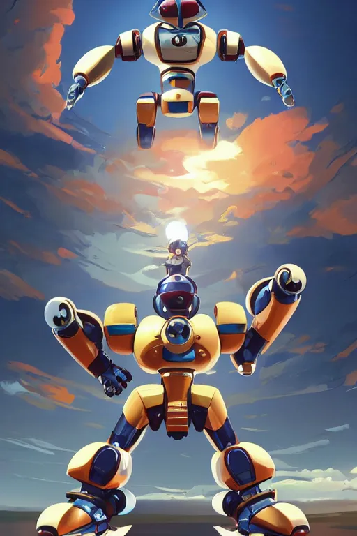 Image similar to metabots medabots medarotto medarot robot minimalist comics, behance hd by jesper ejsing, by rhads, makoto shinkai and lois van baarle, ilya kuvshinov, rossdraws global illumination ray tracing hdr radiating a glowing aura