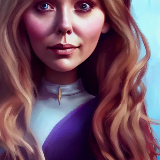 Image similar to elizabeth olsen caricature art, cgsociety contest winner, artstation, artstation caricature, cgsociety caricature, 4 k, 8 k