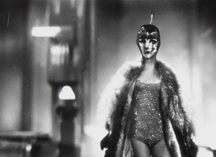 Prompt: Replicant from the 1932 science fiction film Blade Runner