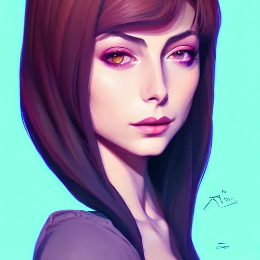 Prompt: a portrait of a beautiful willa holland 1 9 9 0 s style clothes, art by lois van baarle and loish and ross tran and rossdraws and sam yang and samdoesarts and artgerm, digital art, highly detailed, intricate, sharp focus, trending on artstation hq, deviantart, unreal engine 5, 4 k uhd image