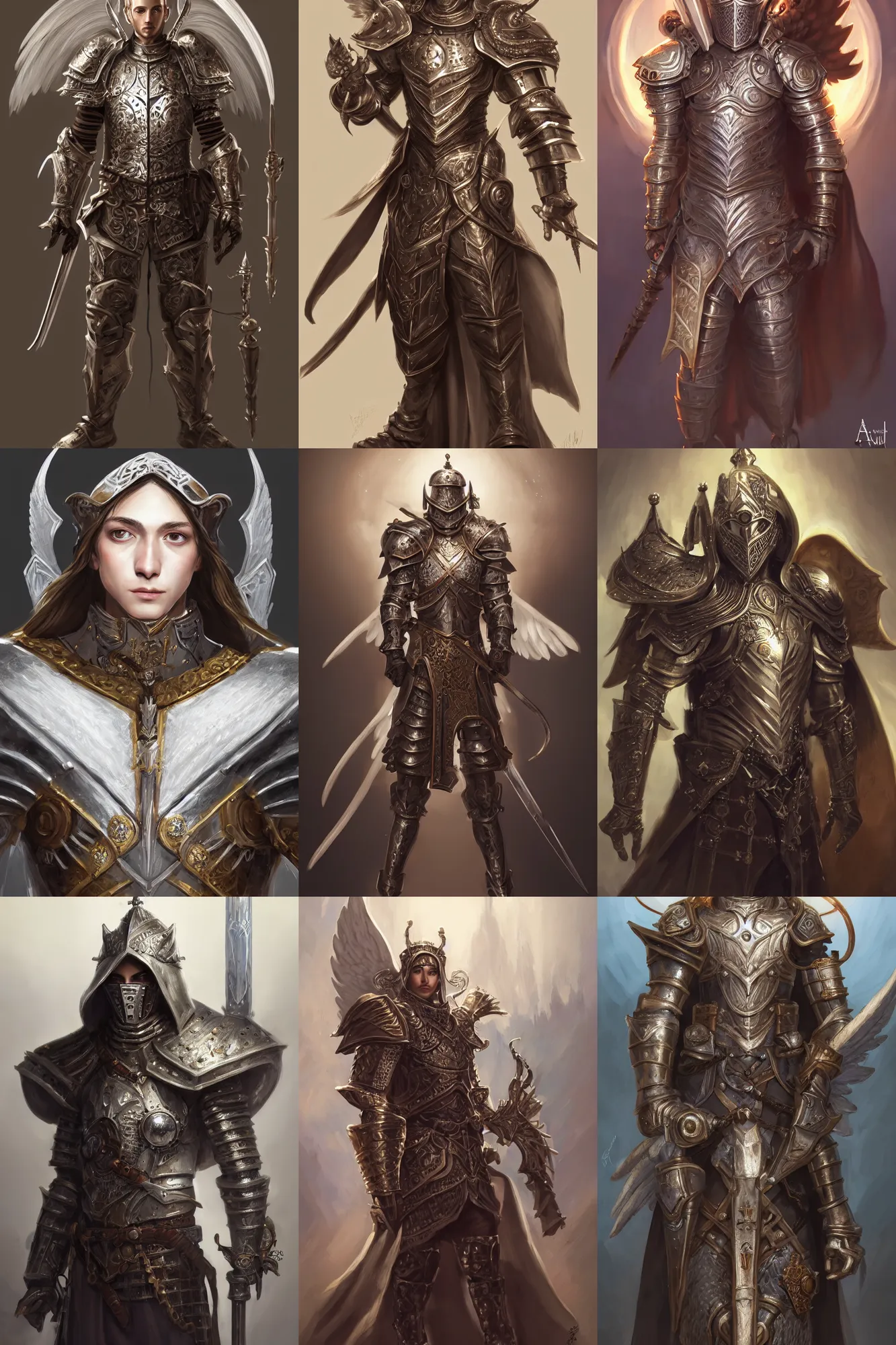 Full portrait of Magical Knight, holy armor, | Stable Diffusion | OpenArt