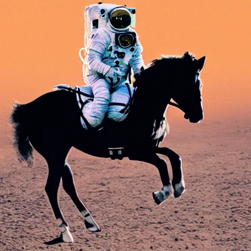 Prompt: <photograph accurate=true quality=very-high>an astronaut riding a horse</photograph>