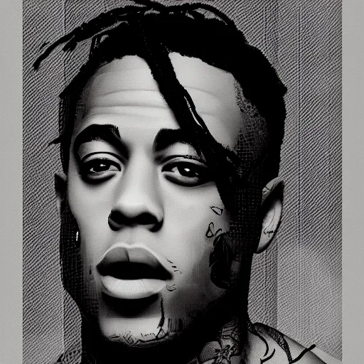 Prompt: xxxtentacion digital art