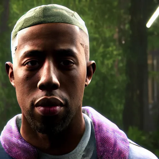 Prompt: high quality 8k screenshot of tyler the creator in The Last Of Us, 8k full body model, detailed rusty texture