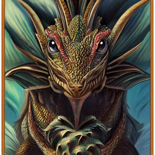 Image similar to A extremely highly detailed majestic hi-res beautiful, highly detailed portrait of a dragon in the style of 1960's Walt Disney animations