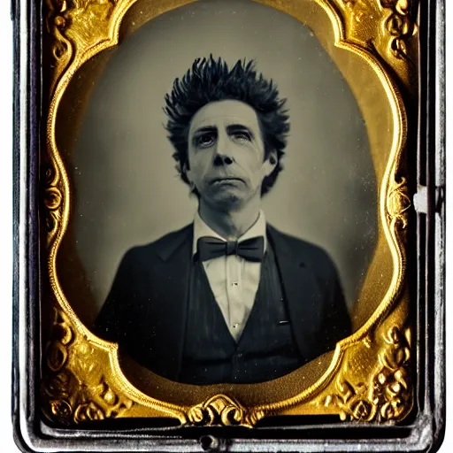 Image similar to beautiful amazing award - winning, tintype portrait photograph of rick sanchez