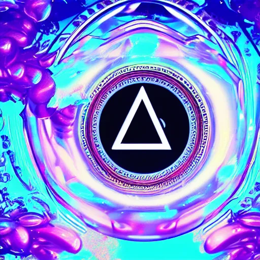 Image similar to a and w vaporwave logo, digital art, cosmic, 3 d high definition, trending on art station, photorealistic, high resolution, 8 k, octane, hyper detailed, insane details, intricate, elite, ornate, elegant trend, highly detailed and intricate, sharp focus, photography, unreal engine