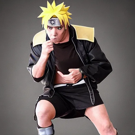 Image similar to Naruto as Till Lindemann