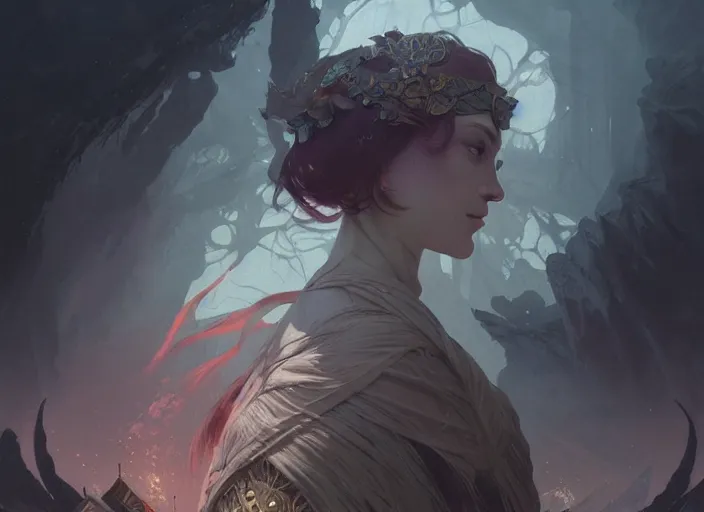 Image similar to photography of norman ackroyd, deep focus, d & d and mtg, fantasy, intricate, elegant, highly detailed, digital painting, artstation, concept art, matte, sharp focus, illustration, hearthstone, art by artgerm and greg rutkowski and alphonse mucha