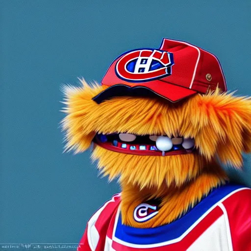 Image similar to anime Portrait of Youppi the Habs Montreal Canadiens Mascot as a very cute powerful and friendly pokemon, highly detailed anime, high evolution, 1990s, legendary, smooth, sharp focus, dynamic lighting, intricate, trending on ArtStation, illustration pokemon, art by WLOP