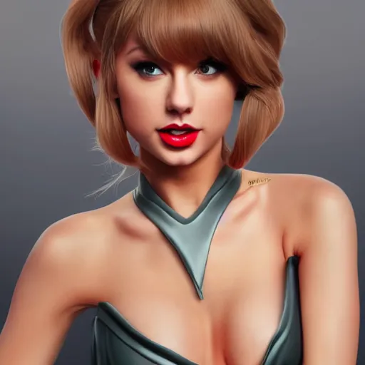 Image similar to Ariana Grande cosplaying as Taylor Swift, 8k octane render, by Artgerm, deviantart