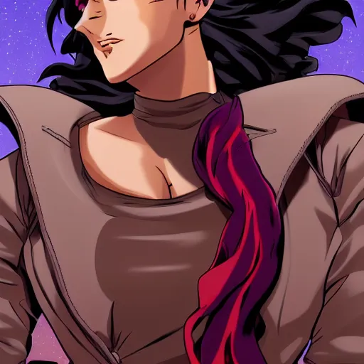 Image similar to beautiful full body lisa lisa, JoJo's Bizarre Adventures, dynamic lighting, cinematic, establishing shot, extremely high detail, shining, photo realistic, cinematic lighting, intricate line drawings, 8k resolution