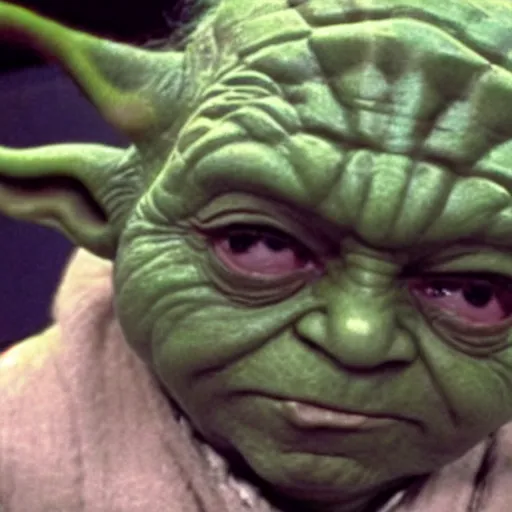 Prompt: danny devito plays yoda, scene from empire strikes back