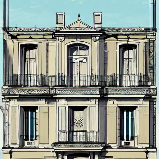 Image similar to illustration of a house by gobelins paris school