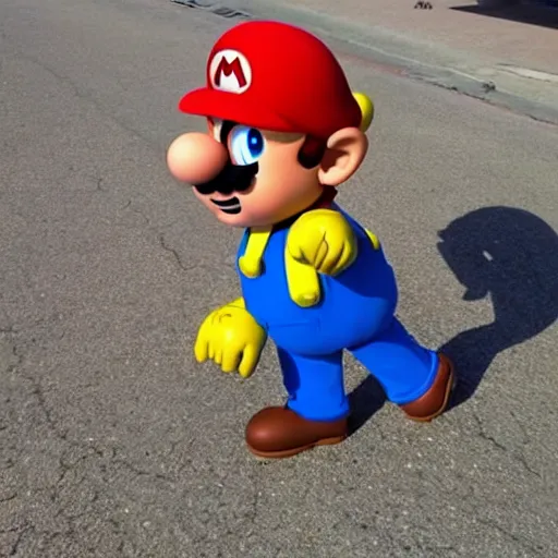 Image similar to Super Mario has hit rough times