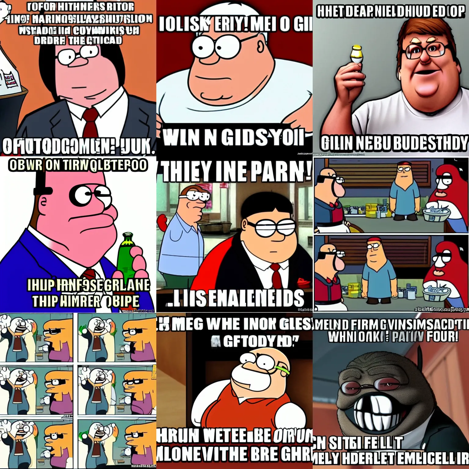 Prompt: funny peter griffin meme