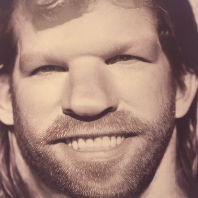 Image similar to soft lit 1980s portrait of Aphex Twin
