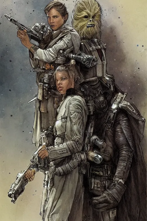 Image similar to star wars, by jean - baptiste monge