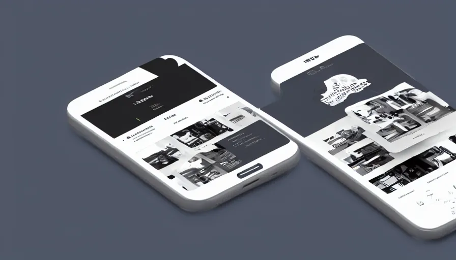 Image similar to trend dribbble shot of mobile application, web 3. 0, webgl, 3 d, creative, ux, ui, white space, air, typography