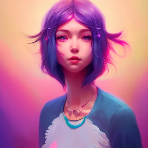 Image similar to portrait of a beautiful hippie, art by lois van baarle and ross tran and sam yang and ilya kuvshinov and guweiz, digital art, high detail, sharp focus, unreal engine 5, trending on artstation, deviantart, pinterest, 4 k uhd image