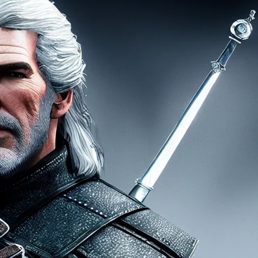 Prompt: Pierce Brosnan in The Witcher 3, highly detailed, high quality, HD, 4k, 8k, Canon 300mm, professional photographer, 40mp, lifelike, top-rated, award winning, realistic, sharp, no blur, edited, corrected, trending