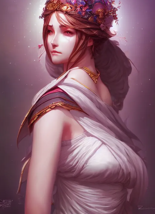 Image similar to goddess of love, highly detailed, artgerm, cushart krenz, zeronis, trending on artstation, soft light, sharp edges, illustration, character design, concept art